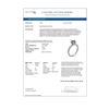 Image 4 : 1.35 ctw Intense Blue Diamond Ring 18K White Gold - REF-201X8A