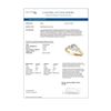 Image 4 : 1 ctw Certified VS/SI Diamond 3 Stone Ring 18k Yellow Gold - REF-139X8A