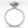 Image 2 : 2.01 ctw VS/SI Diamond Engagement Ring Martini 14K White Gold - REF-1020W2H