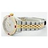 Image 4 : Rolex Ladies Two Tone 14K Gold/SS, Diam Dial & Diam/Ruby Bezel, Sapphire Crystal - REF-434T5K