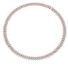 Image 3 : 20 ctw Certified SI/I Diamond Necklace 18K Rose Gold - REF-1170Y2X