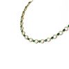 Image 2 : 24 ctw Emerald & Diamond Necklace 18K Yellow Gold - REF-722M2G