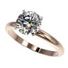 Image 1 : 2 ctw Certified Quality Diamond Engagment Ring 10k Rose Gold - REF-407W8H