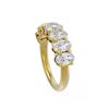 Image 2 : 3.64 ctw Oval Diamond Ring 18K Yellow Gold - REF-580F2M