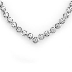 4.0 ctw Certified VS/SI Diamond Necklace 10k White Gold - REF-298Y2X