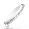 Image 2 : 6.24 ctw Oval Cut Diamond Designer Bracelet 18K White Gold - REF-798F8M