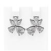 Image 1 : 4.68 ctw Diamond Earrings 18K White Gold - REF-824Y6X