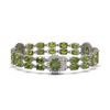Image 2 : 30.69 ctw Tourmaline & Diamond Bracelet 14K White Gold - REF-286R5K