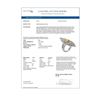 Image 4 : 4.57 ctw Canary Citrine & Diamond Ring 18K White Gold - REF-263Y6X