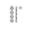 Image 2 : 5.85 ctw Cushion Cut Diamond Micro Pave Earrings 18K White Gold - REF-817W6H