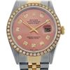 Image 1 : Rolex Ladies Two Tone 14K Gold/ss, Diamond Dial & Diamond Bezel, Sapphire Crystal - REF-434H4W