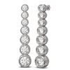 Image 2 : 3.38 ctw Diamond Earrings 18K White Gold - REF-445H3R