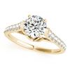 Image 2 : 1.79 ctw Certified VS/SI Diamond 2pc Wedding Set 14k Yellow Gold - REF-313N6F