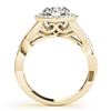 Image 3 : 1.84 ctw Certified VS/SI Diamond 2pc Wedding Set Halo 14k Yellow Gold - REF-193W6H
