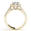 Image 3 : 2.59 ctw Certified VS/SI Diamond 2pc Wedding Set Halo 14k Yellow Gold - REF-356A6N