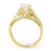 Image 2 : 1.25 ctw Certified VS/SI Diamond Ring 14k Yellow Gold - REF-186H4R