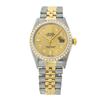 Image 2 : Rolex Ladies Two Tone 14K Gold/ss, Diamond Dial & Diamond Bezel, Sapphire Crystal - REF-440F6M