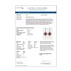 Image 4 : 9.96 ctw Ruby & Diamond Earrings 18K Rose Gold - REF-336M4G
