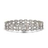 Image 1 : 13.54 ctw Oval Diamond Bracelet 18K White Gold - REF-1529H6R