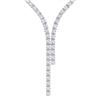 Image 1 : 15 ctw Certified SI/I Diamond Necklace 18K White Gold - REF-1185H2R