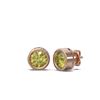 Image 2 : 2 ctw Fancy Yellow Diamond Earrings 18K Rose Gold - REF-498W2H