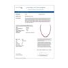Image 4 : 40 ctw Ruby Eternity Tennis Necklace 14k White Gold - REF-218M2G