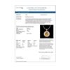 Image 4 : 1.25 ctw Intense Fancy Yellow Diamond Art Deco Necklace 18k Rose Gold - REF-132Y8X