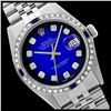 Rolex Ladies Stainless Steel, Diam Dial & Diam/Sapphire Bezel, Sapphire Crystal