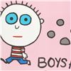 Image 2 : "Boys Are Stupid, Throw Rocks at Them" Limited Edition Lithograph (43" x 32") by