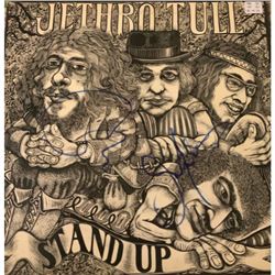 Signed Jethro Tull Stand Up Album Cover