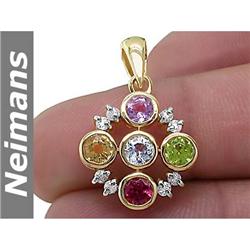 USGL Certified 1.00 ct Amethyst & Diamond Ring 14k Gold