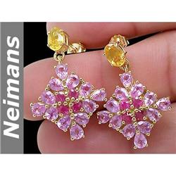 3.00 ct Green Amethyst & Diamond Ring 14kt Gold