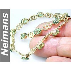 Vintage Gem 1.75 ct Green Tourmaline & Diamond Ring 14k