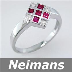 Fine 1.00 ct Certified Emerald & VS Diamond Ring 14kt