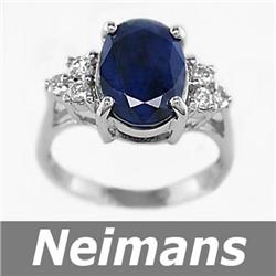 Antique 1.75ct Certified Yellow Sapphire & Diamond Ring