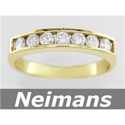 Certified .75 ct VS Diamond Anniversary Ring 14kt Gold