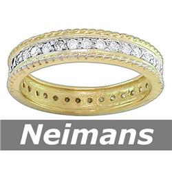 Vintage 3.50 ct Sapphire & VS Diamond Ring 14kt Gold