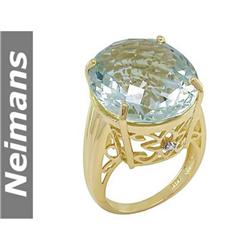 Certified Gem 1.25 ct Citrine Stud Earrings 14K