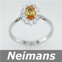 Certified 4.00 ct Ruby & VS Diamond Bracelet 14K Gold