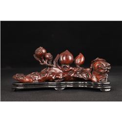 Yellow Pear Wood Brush Rack