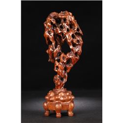 Yellow Pear Wood Ornament