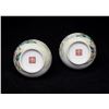 Image 6 : Pair of Famille Rose Porcelain Zuns, Hongxian-Nianzhi Mark
