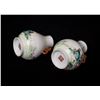 Image 7 : Pair of Famille Rose Porcelain Zuns, Hongxian-Nianzhi Mark