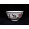 Image 1 : Famille Rose Floral and Bird Bowl, Daqing-Daoguang-Nianzhi Mark