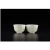 Image 1 : Pair of Hetian Jade Cups