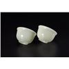 Image 3 : Pair of Hetian Jade Cups