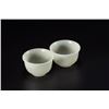 Image 7 : Pair of Hetian Jade Cups