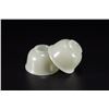 Image 9 : Pair of Hetian Jade Cups