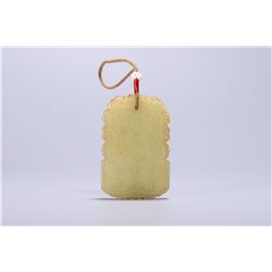 Hetian Yellow Jade Pendant