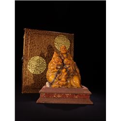 Shoushan Stone Arhat Ornament